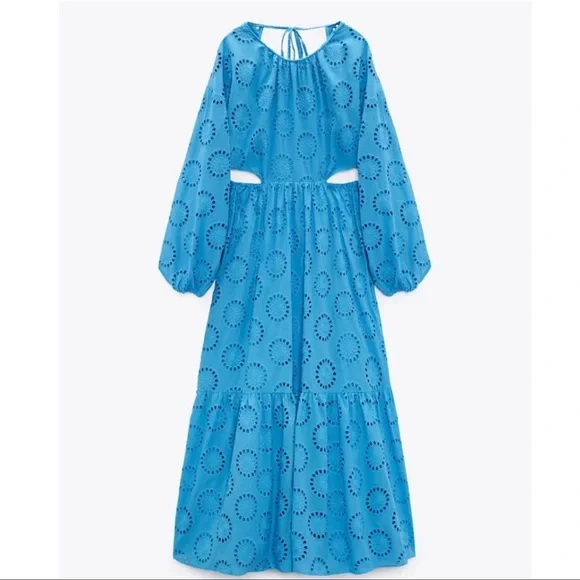 GORGEOUS ZARA Cutout Embroirdered Dress - Picture 3 of 10